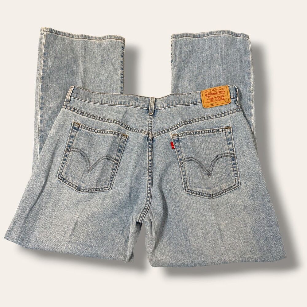 Levis Jeans Womens 16S Light Wash Boot Cut 515 Nouveau Stretch Denim